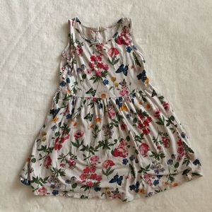 H&M girl size 6-8 flower dress